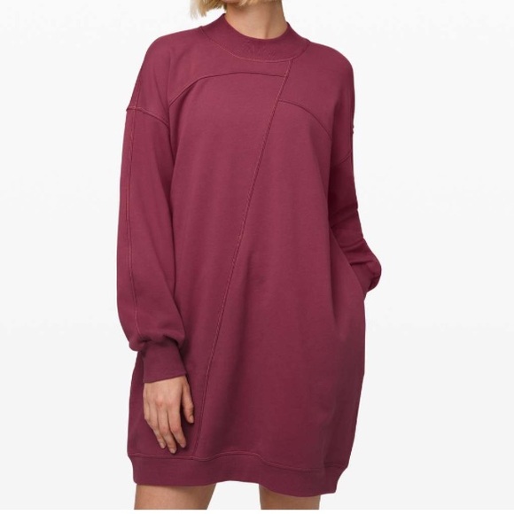 Lululemon Broken Beats Sweater Dress Plumful - Picture 2 of 9